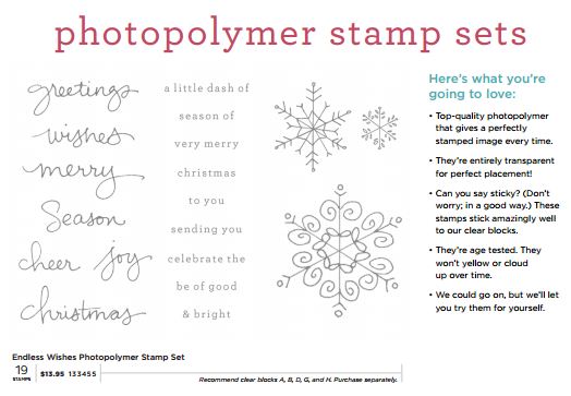 Endless Wishes Photopolymer Stamp Set Images