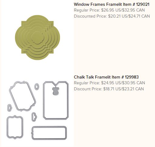 Window Framelit and Chalk Talk Framelit