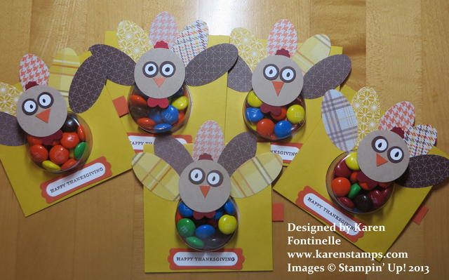 Turkey Favors for Thanksgiving