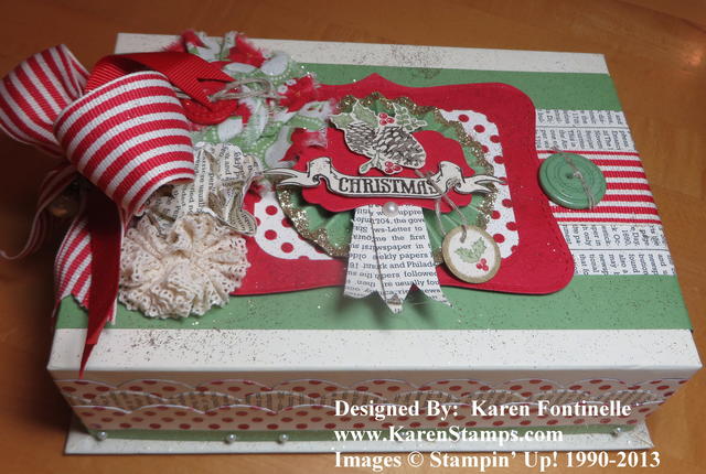 Decorated Christmas Box