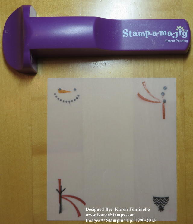 Using Vellum with Stamp-A-Ma-Jig