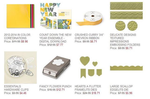 Stampin' Up! Weekly Deal Dec 24 2013