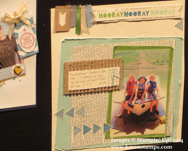 Leadership Samples Geometrical Scrapbook Page