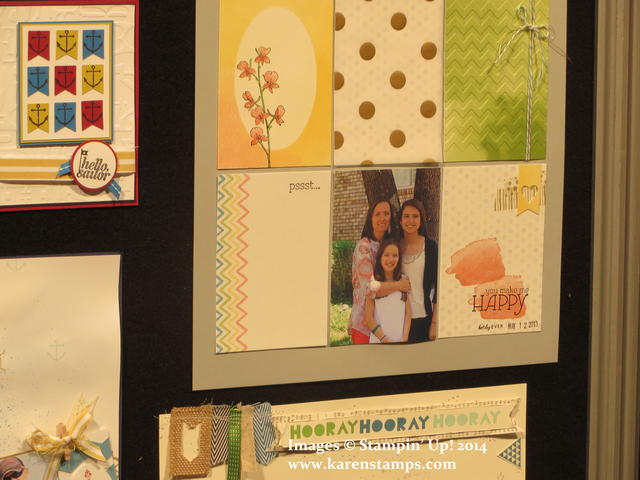 Leadership Samples Watercolor Scrapbook Page