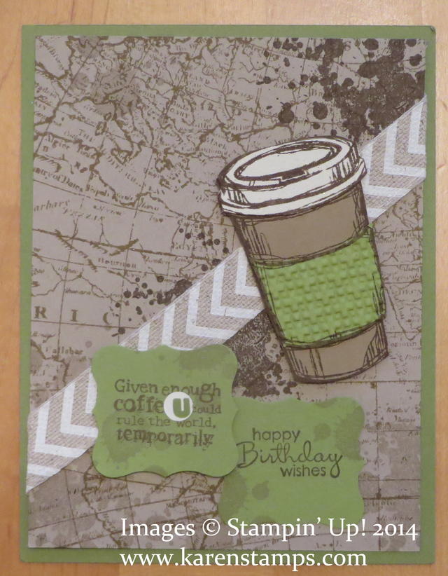 Perfect Blend Coffee Cup Card