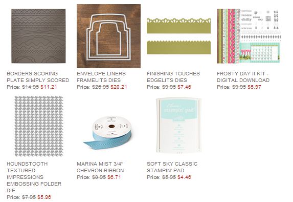 Stampin' Up! Weekly Deal Jan 7 2014