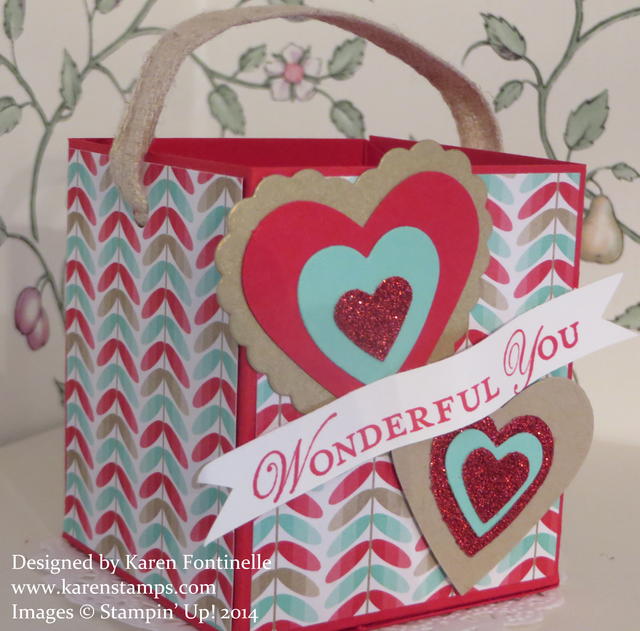 Valentine Box with Hearts