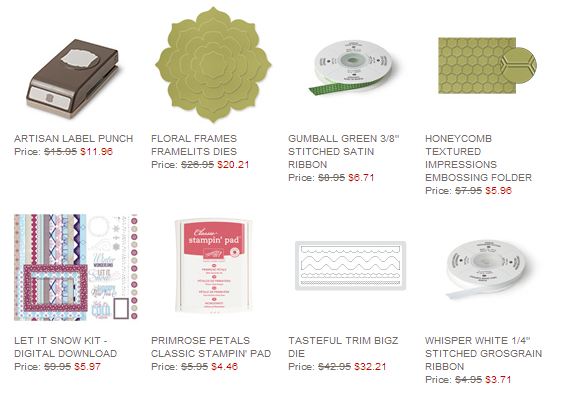 Stampin' Up! Weekly Deal February 11 2014