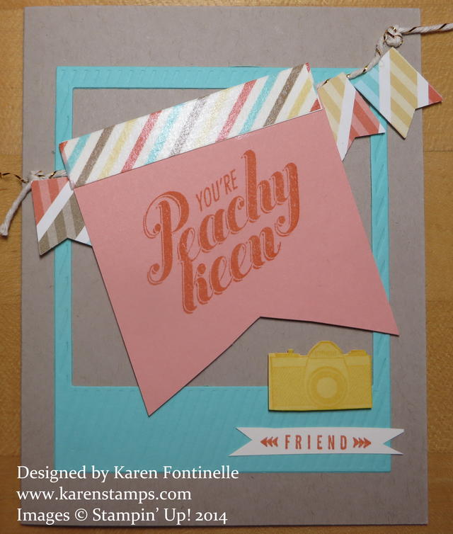 Stampin' Up! Peachy Keen Card