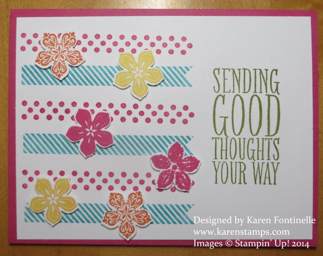 Perfect Pennants Spring Card