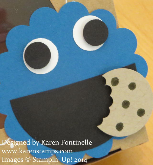 Cookie Monster Punch Art Close-up
