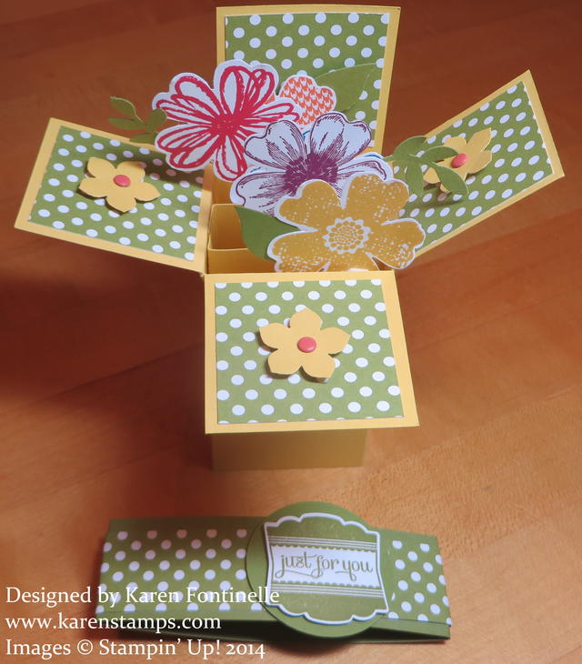 Flower Shop Pop Up Box Card