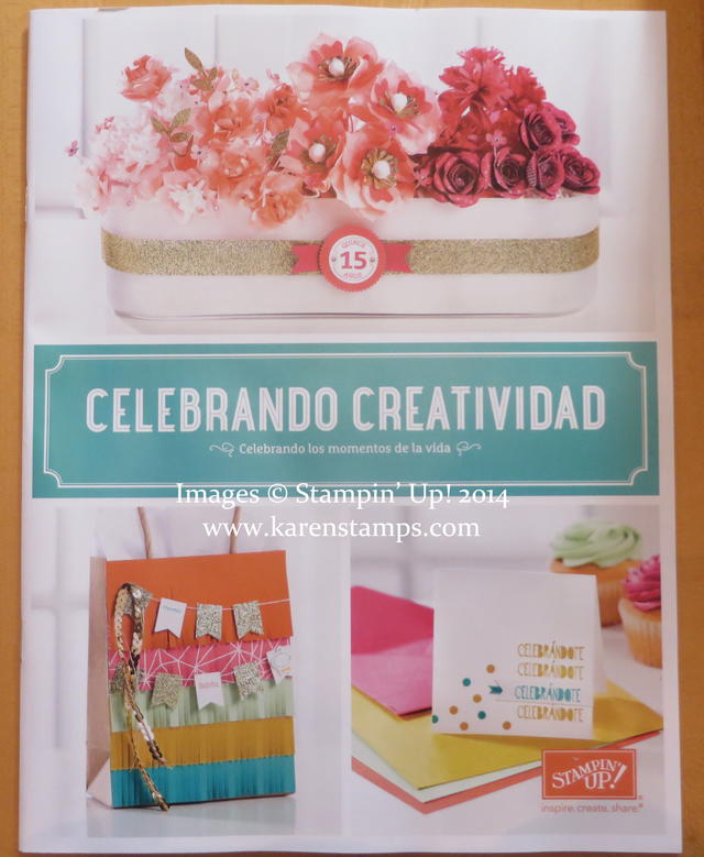New Stampin' Up! Celebrando Creatividad Catalog 2014-15