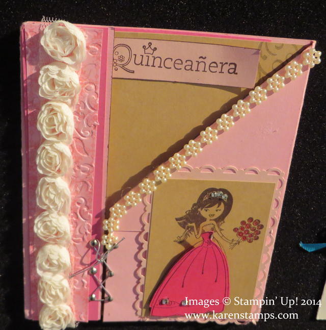 Celebrando Creatividad Quinceanera Pink Card
