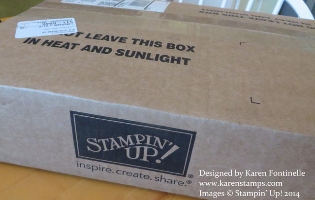 Stampin' Up! Shipped Box