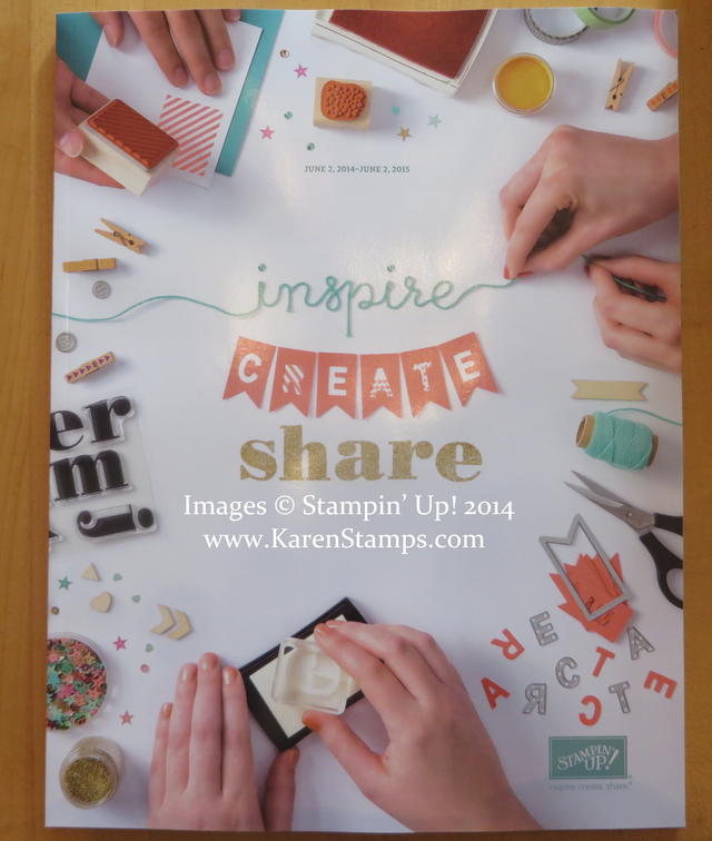 Stampin' Up New Catalog Cover
