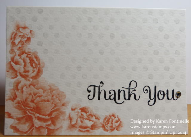Watercolor Wonder Note Card Thank You
