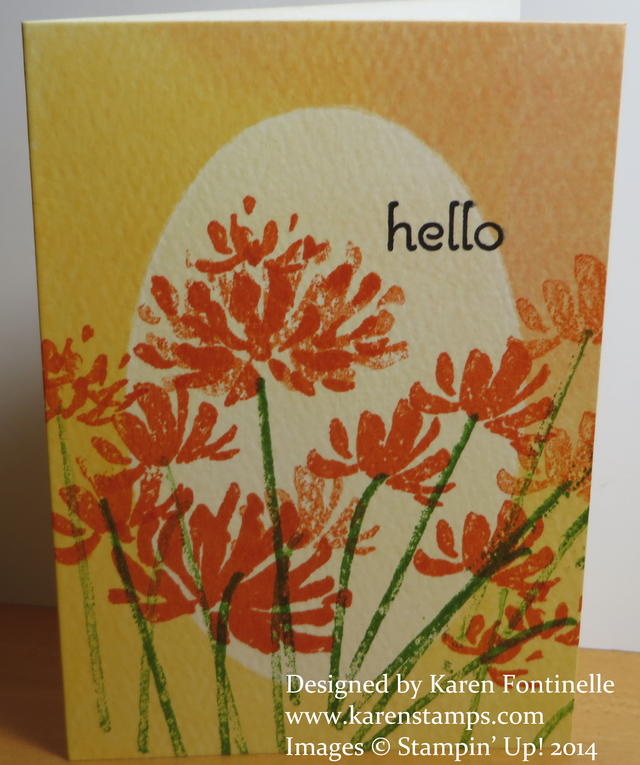 Watercolor Wonder Note Card Too Kind Flowers