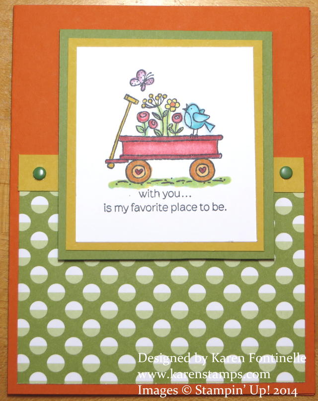 For the Birds Easy Card with Blendabilities Markers