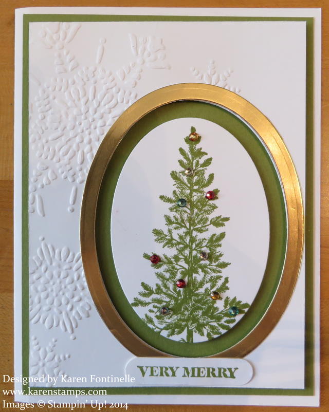 Lovely As a Tree Christmas Card