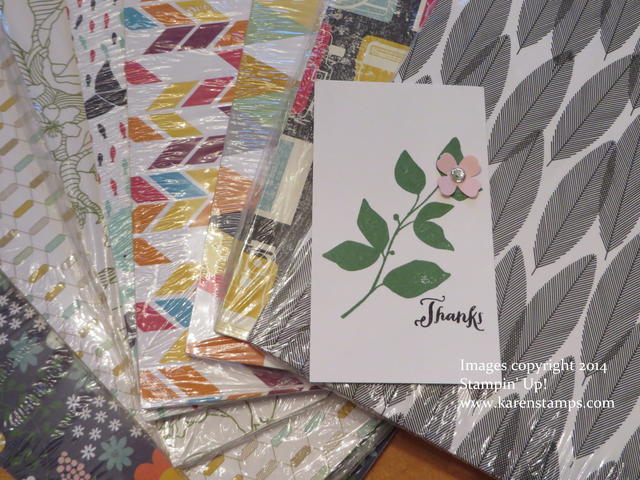 Card in Stampin' Up! Box