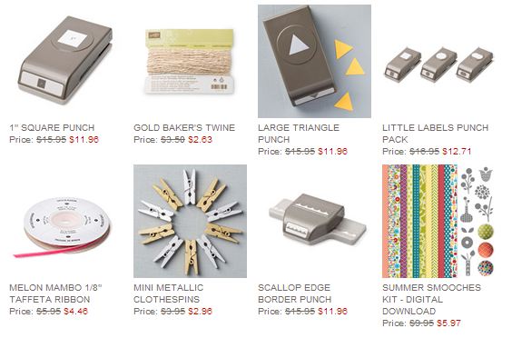 Stampin' Up! Weekly Deal July 15 2014