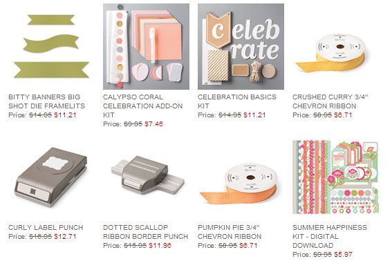 Stampin' Up! Weekly Deal July 22 2014