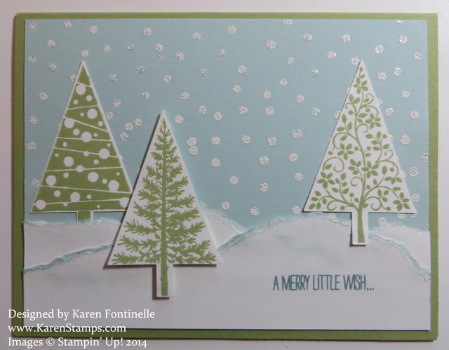 Festival of Trees Snow Card
