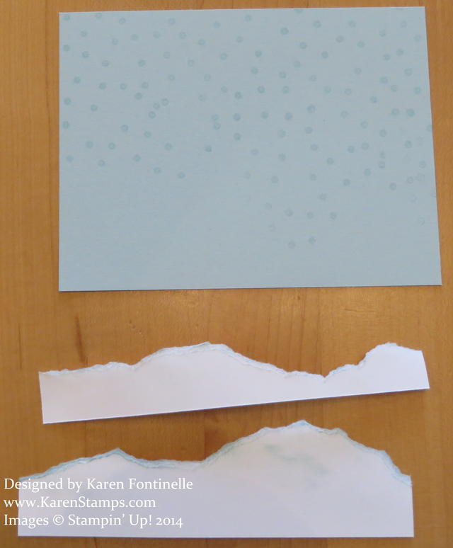 Snowflakes on Card