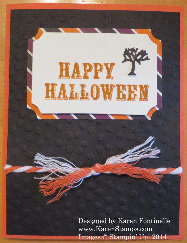 Alternate September Paper Pumpkin Kit Halloween Card