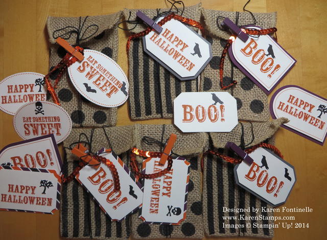 September Paper Pumpkin Kit Bags and Tags