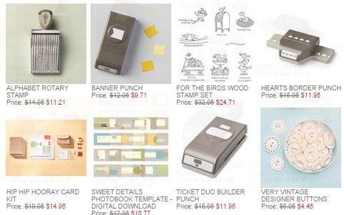 Stampin' Up! Weekly Deals Sept 30 2014
