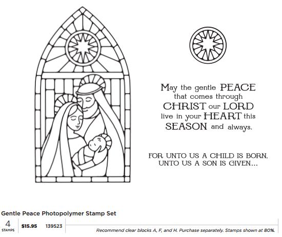 Gentle Peace Photopolymer Stamp Set