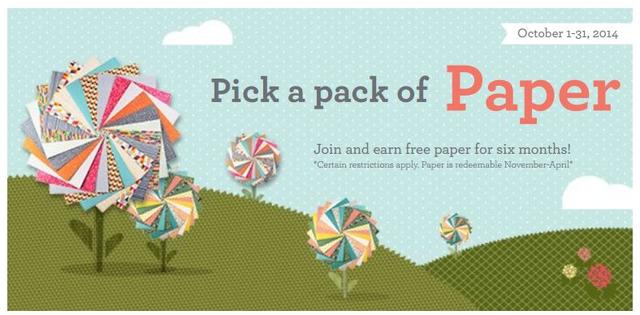 Join Stampin' Up! and Pick A Pack of Paper