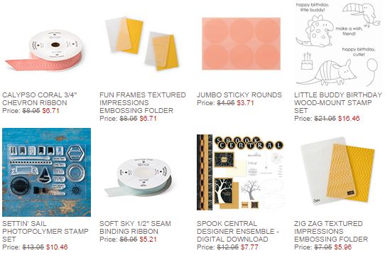 Stampin' Up! Weekly Deal Oct 21 2014