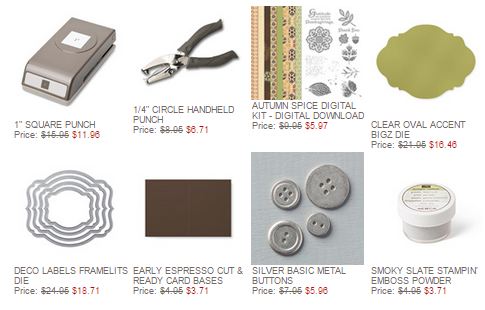 Stampin' Up! Weekly Deal Nov 18 2014