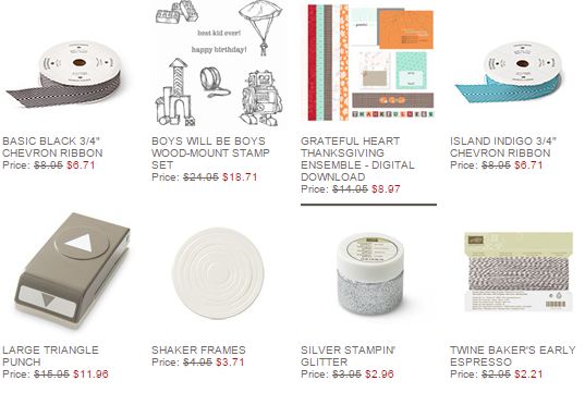 Stampin' Up! Weekly Deal Nov 4 2014