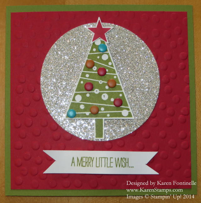 Festival of Trees 4x4 Card