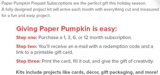 Paper Pumpkin Subscription Steps
