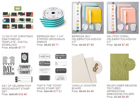 Stampin' Up! Weekly Deal Dec 2 2014