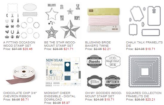 Stampin' Up! Weekly Deal Dec 23 2014