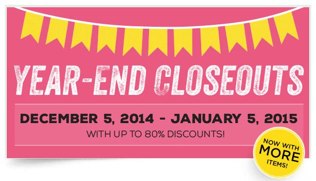 Stampin' Up! Year-End Closeouts 
