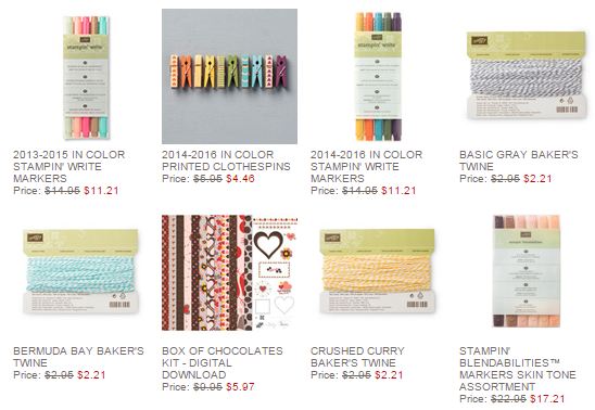 Stampin' Up! Weekly Deal Jan 20 2015