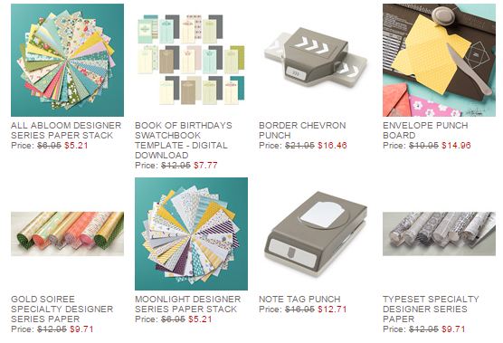 Stampin' Up! Weekly Deal Jan 6 2015