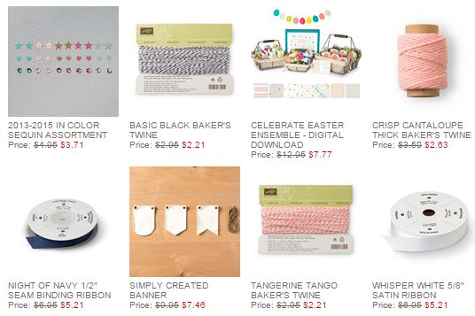 Stampin' Up! Weekly Deals Feb 24 2015