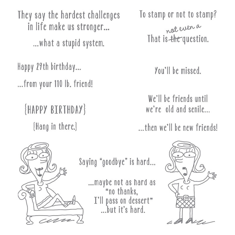 Just Kidding Photopolymer Stamp Set