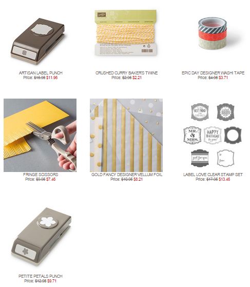 Stampin' Up! Weekly Deal Mar 24 2015