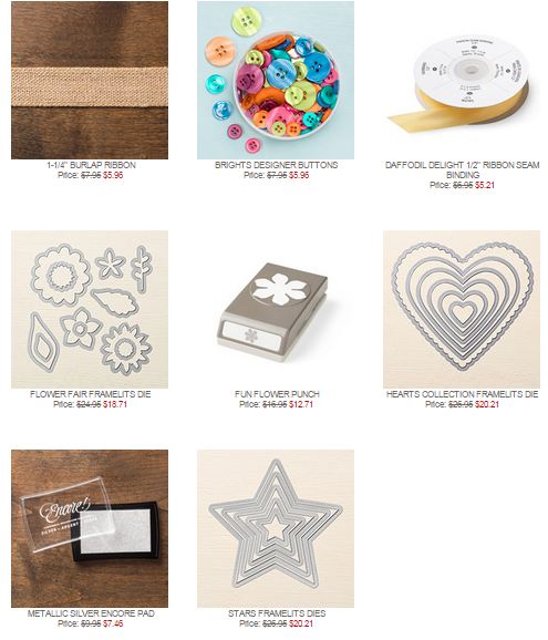 Stampin' Up! Weekly Deals April 7 2015
