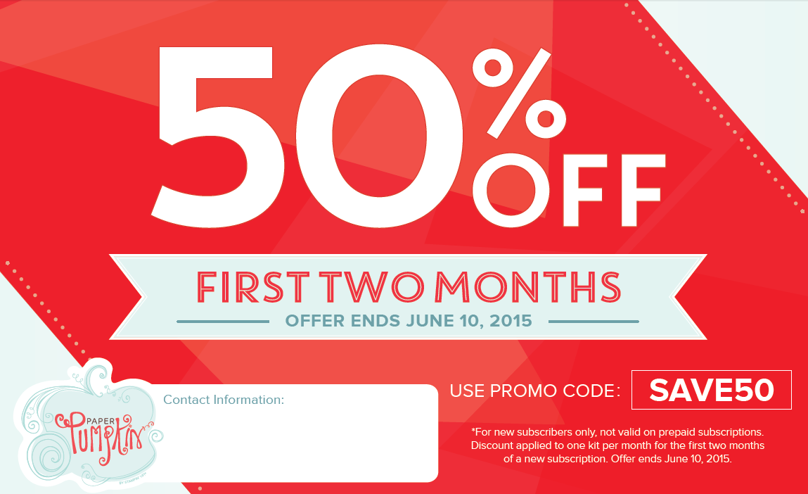 Paper Pumpkin Special SAVE50