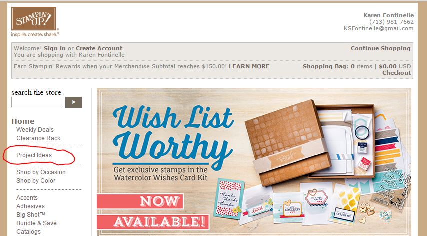 Online Store Home Page Screenshot